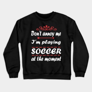 soccer soccer player goal gift club team Crewneck Sweatshirt